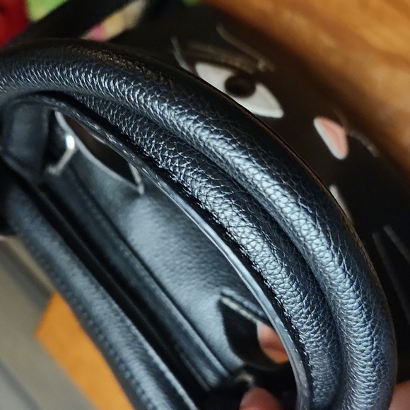 Sleepyville Critters black cat face bag - Picture 5 of 12